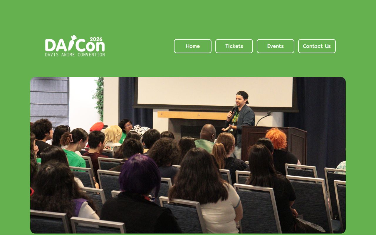 DAiCon - Davis Anime Convention poster